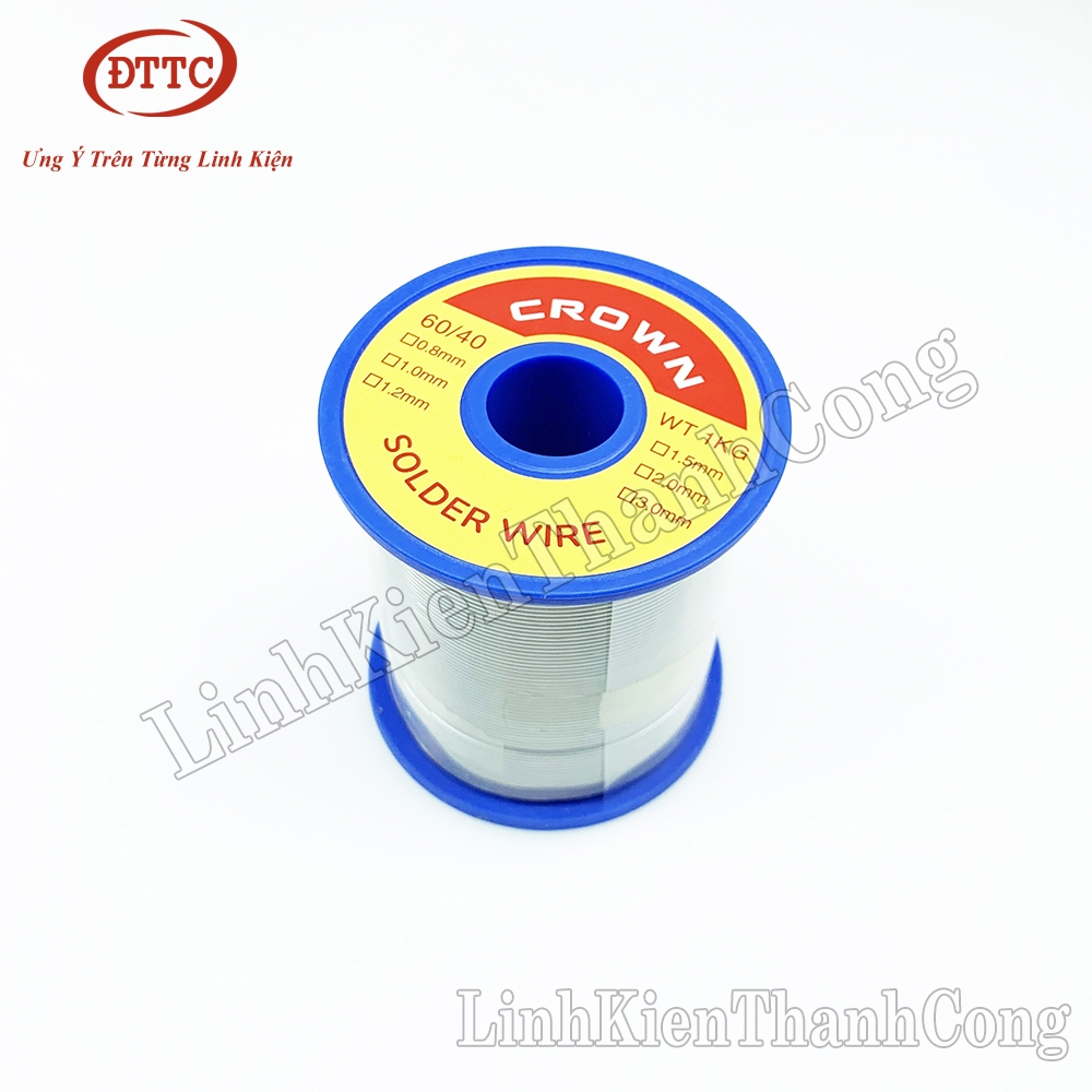 Thiếc Hàn CROWN 1KG 60/40 1.0mm