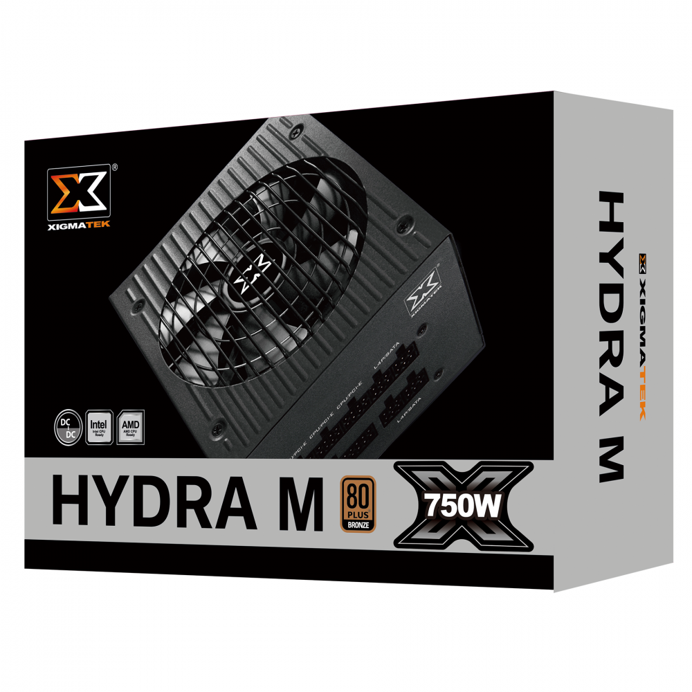 XIGMATEK HYDRA M 750 (EN44221) - 80PLUS BRONZE, 100% CÁP RỜI - DẠNG DẸT