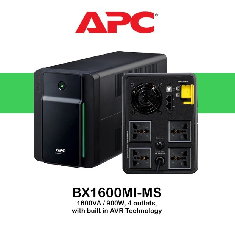 Bộ lưu điện APC UPS BX1600MI-MS 900W-1600VA