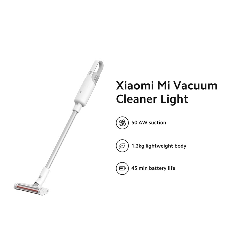 Máy hút bụi không dây Xiaomi Mi Vacuum Cleaner Light EU Lực hút 2600Pa, pin lithium: 2500 mAh