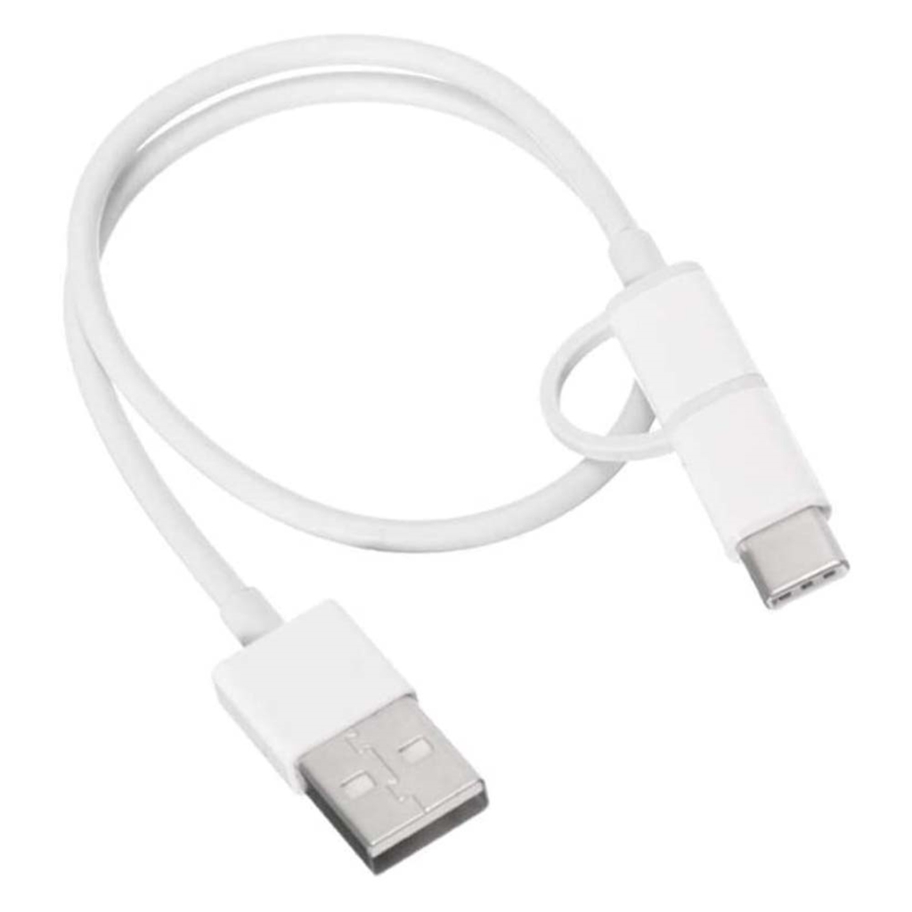 Dây cáp sạc Xiaomi 2-In-1  Micro Usb to Type C ( 100CM ) SJV4082TY