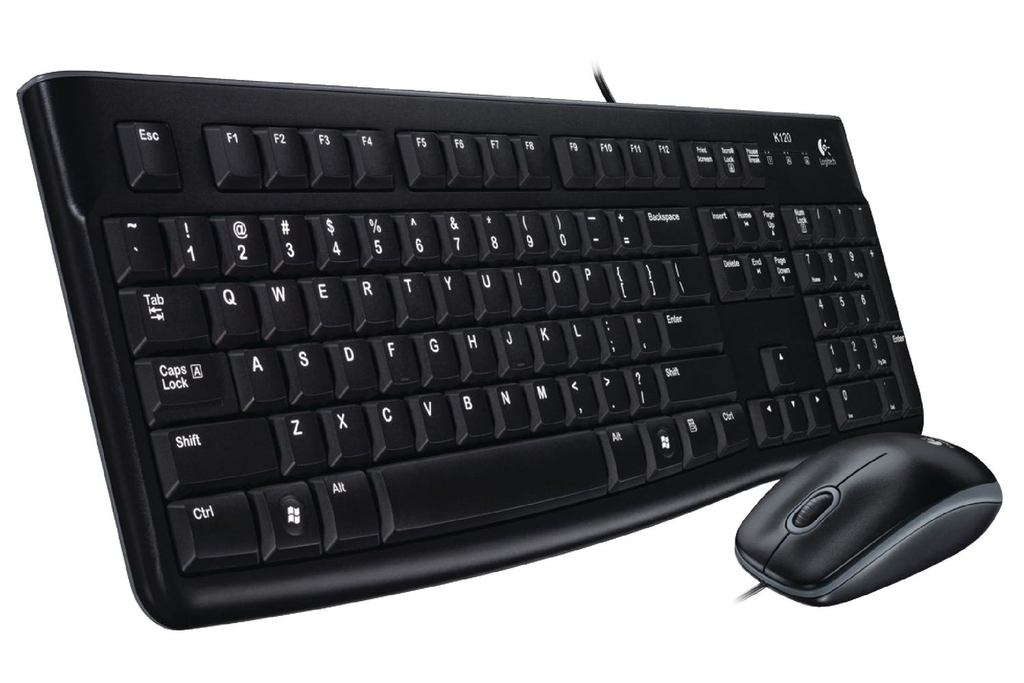 Bàn phím chuột Logitech MK120 Có Dây