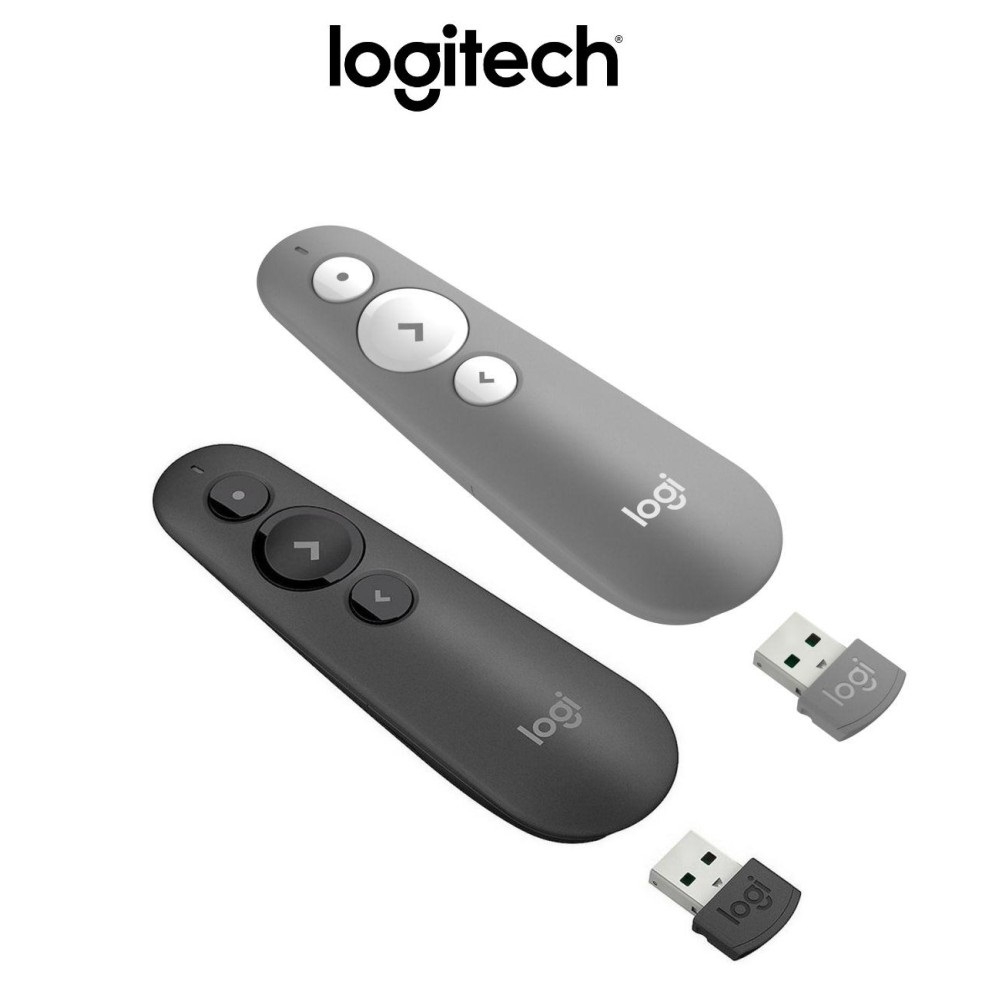 Bút trình chiếu Logitech R500S Bluetooth / Usb 2.4 GHz, con trỏ Laser 20m