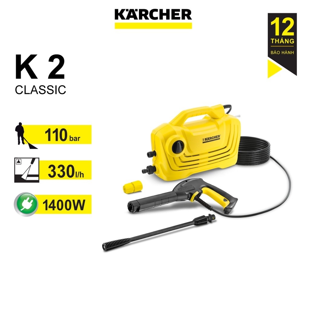 Máy phun rửa áp lực cao Karcher,  K 2 Classic *SEA