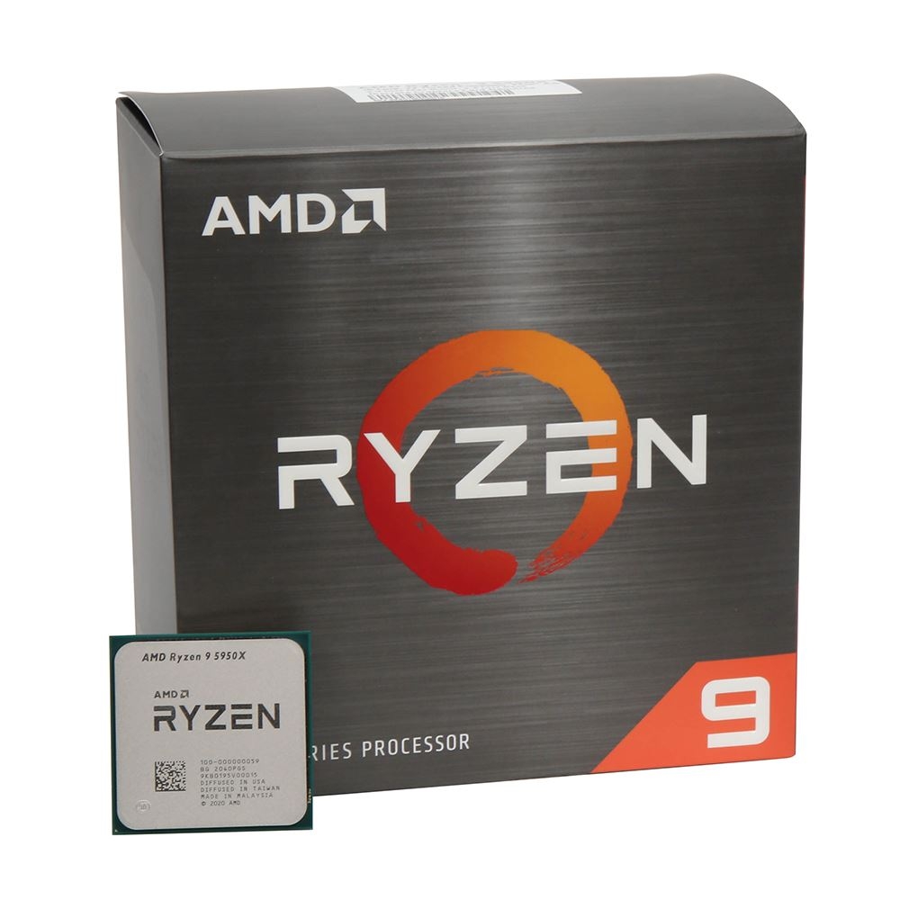 Bộ vi xử lý CPU AMD Ryzen 9 5950X (3.4 GHz Upto 4.9GHz / 72MB / 16 Cores, 32 Threads / 105W / Socket AM4)