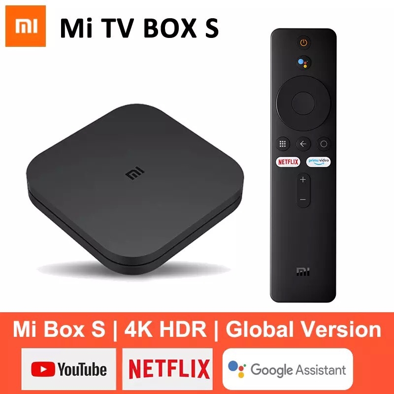 Android Tivi Box Xiaomi Mibox S 4K Ultra HD (3840×2160p) 60fps Bluetooth 4.2 HDR 2GB/8GB