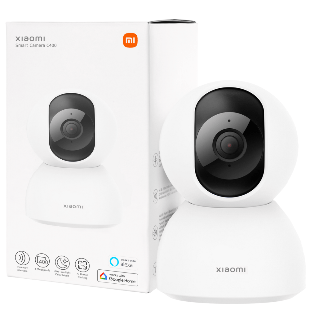 Camera quan sát Xiaomi Smart Camera C400 BHR6619GL 2,5K (2560×1440P) 4MP | xoay 360° | AI phát hiện con người | Hỗ trợ Wi-Fi 2.4GHz/5GHz