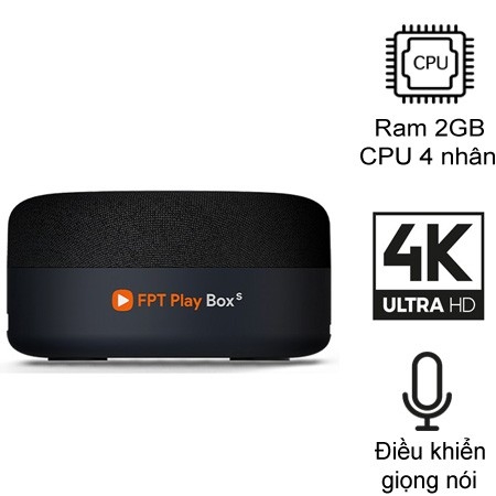 Android Tivi Box FPT Play Box S 4K Ultra HD 2GB/16GB Android TV 10