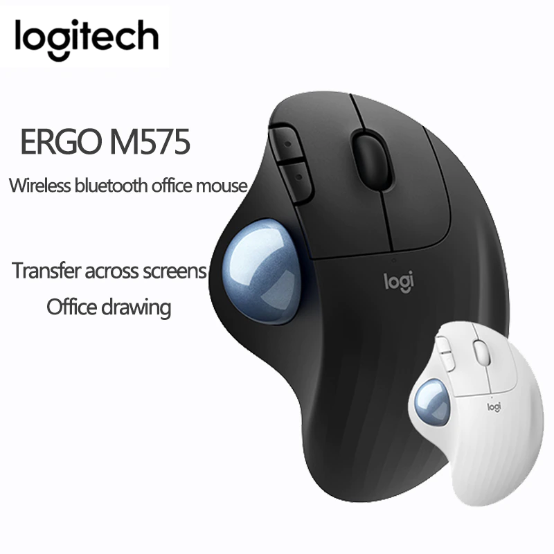 Chuột Logitech Ergo M575 Không dây Wireless/Bluetooth