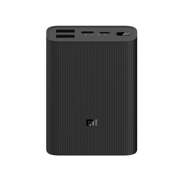 Sạc dự phòng Xiaomi 10000mAh Gen 3 Ultra Compact, Input(USB-C/Micro-USB), Output(USB-A/USB-C) 22.5W MAX/ Đen, Bản Quốc tế