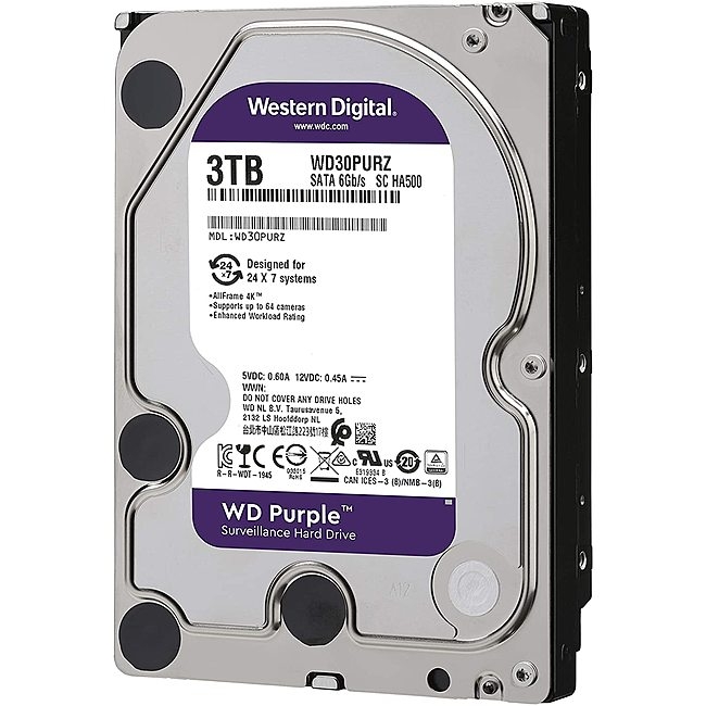 Ổ cứng WD HDD Purple 3TB 3.5