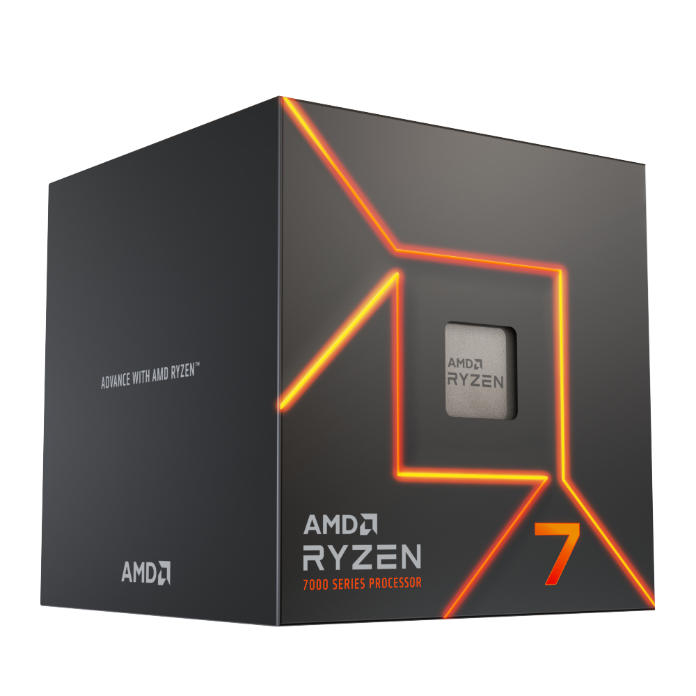 Bộ vi xử lý CPU AMD Ryzen 7 7700 (3.8 GHz Upto 5.3GHz / 40MB / 8 Cores, 16 Threads / 65W / Socket AM5)