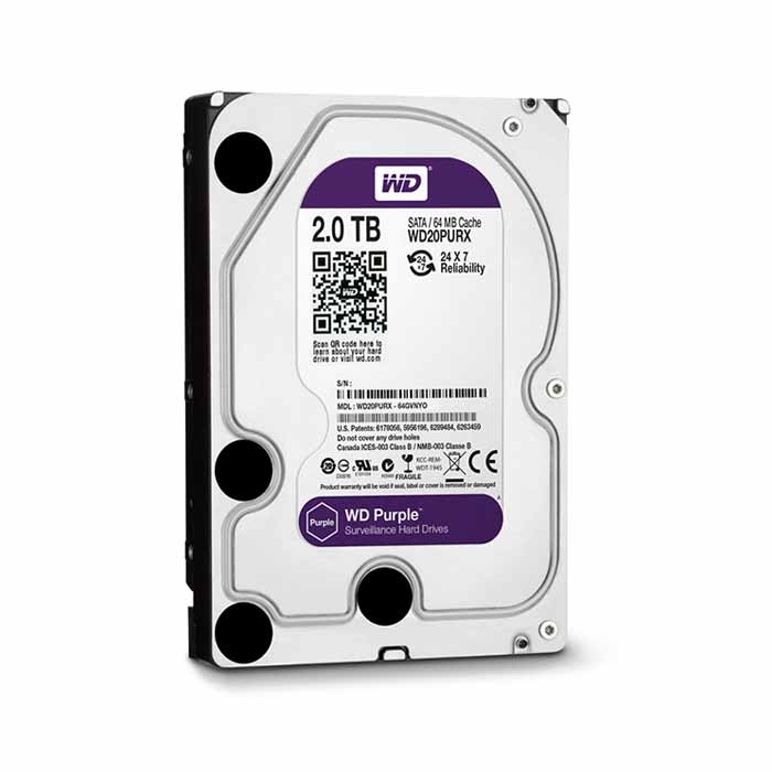 Ổ cứng WD HDD Purple 2TB 3.5