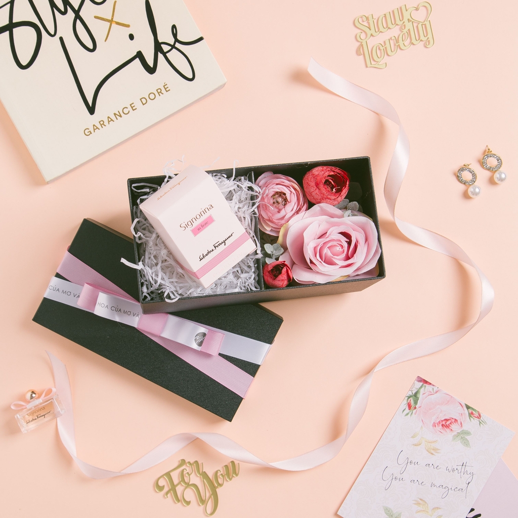 Square Box - Rose Nude