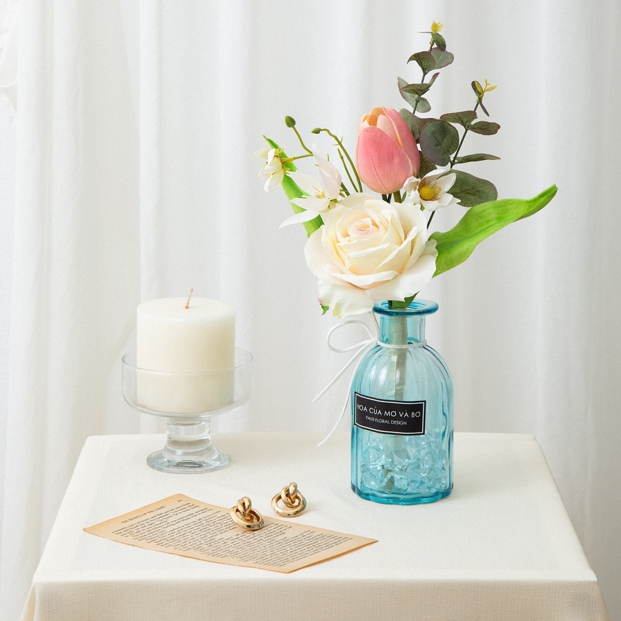 Mini Vase - Pink Tulip