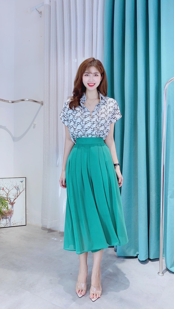 Quần OR Chiffon NEW Q6095