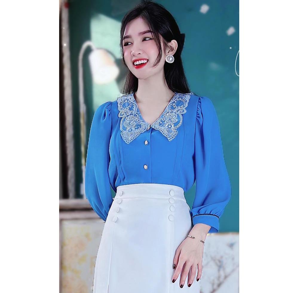 Áo Sơ Mi Cổ Ren Weekend A8196