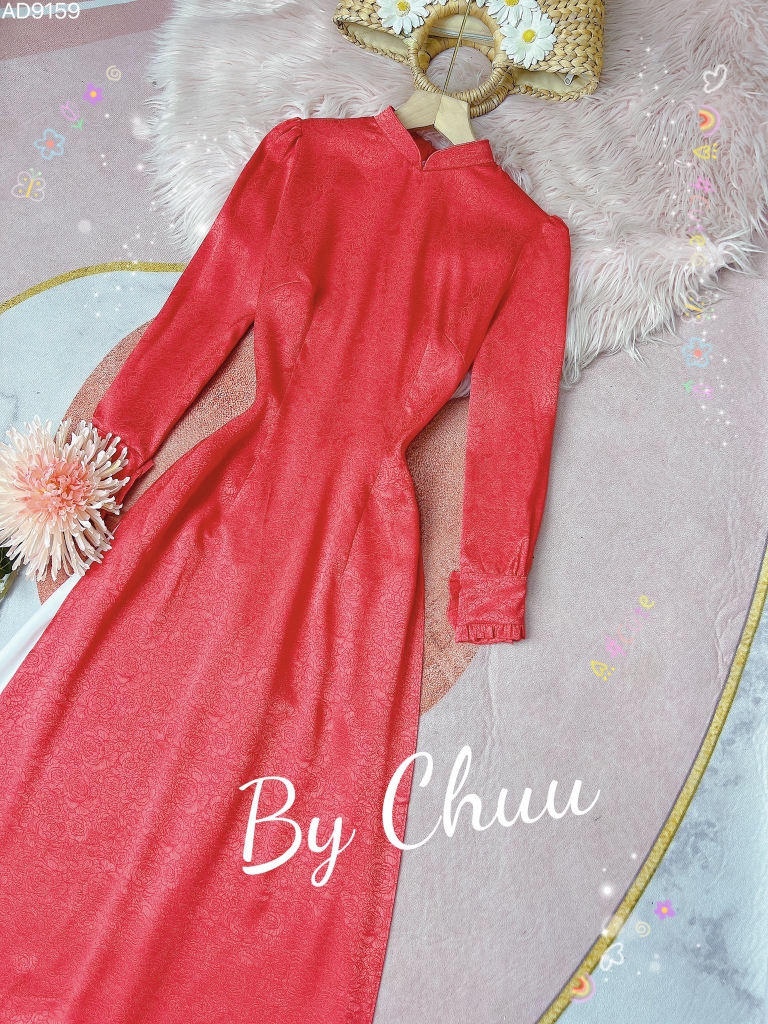 Áo Dài Gấm Tay Lolita AD9159 (áo lẻ)