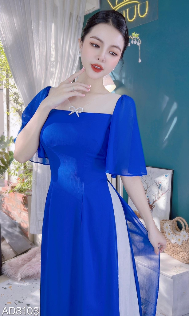 Áo Dài 4T Tơ IC Bling AD8103 (áo lẻ)