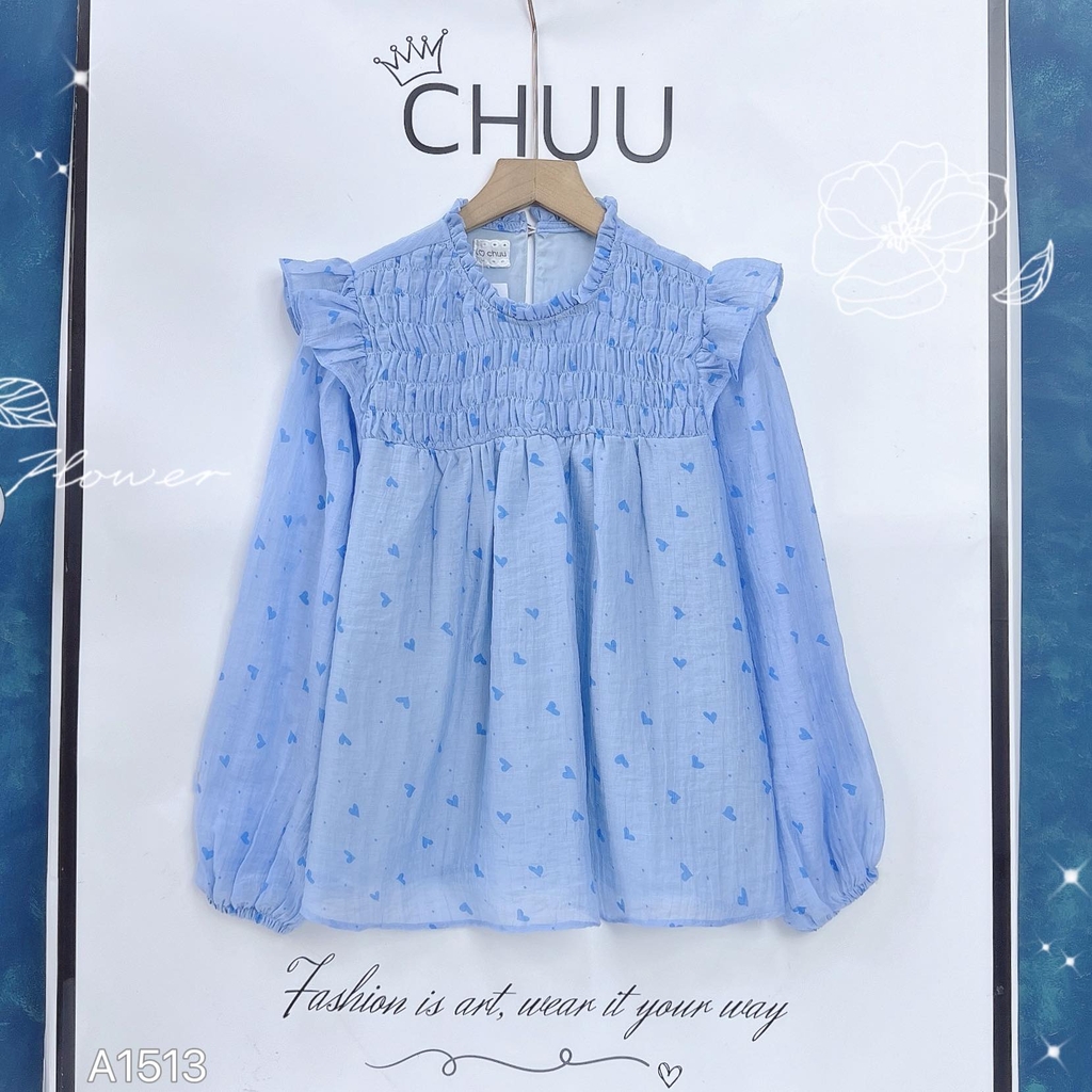 Áo Tơ Nhún Chỉ A1513