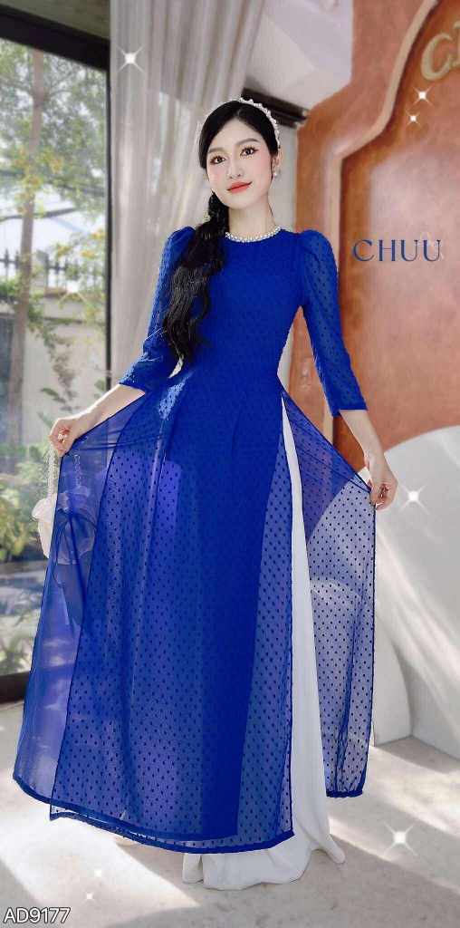 Áo Dài 4T Bông Tuyết Ngọc AD9177 (áo lẻ)