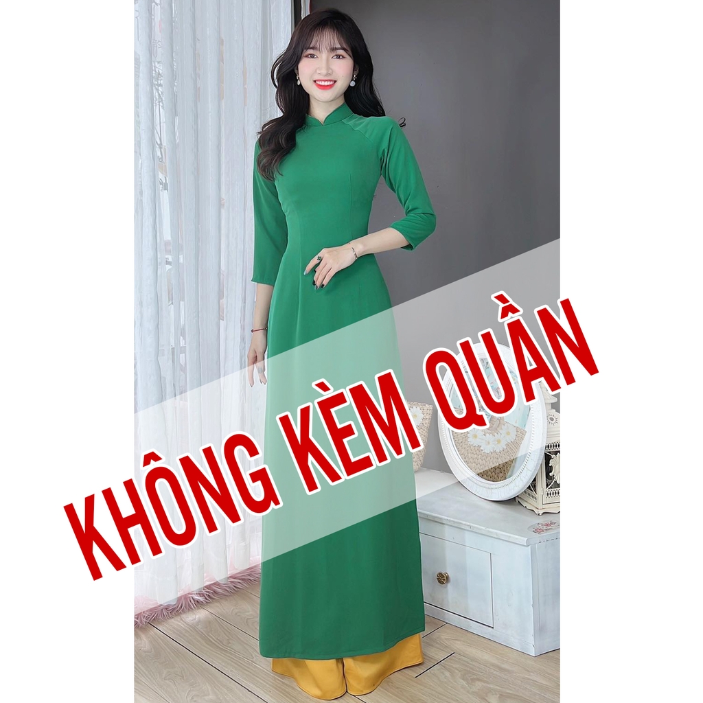 Áo Dài Lụa Ý Truyền Thống AD8013