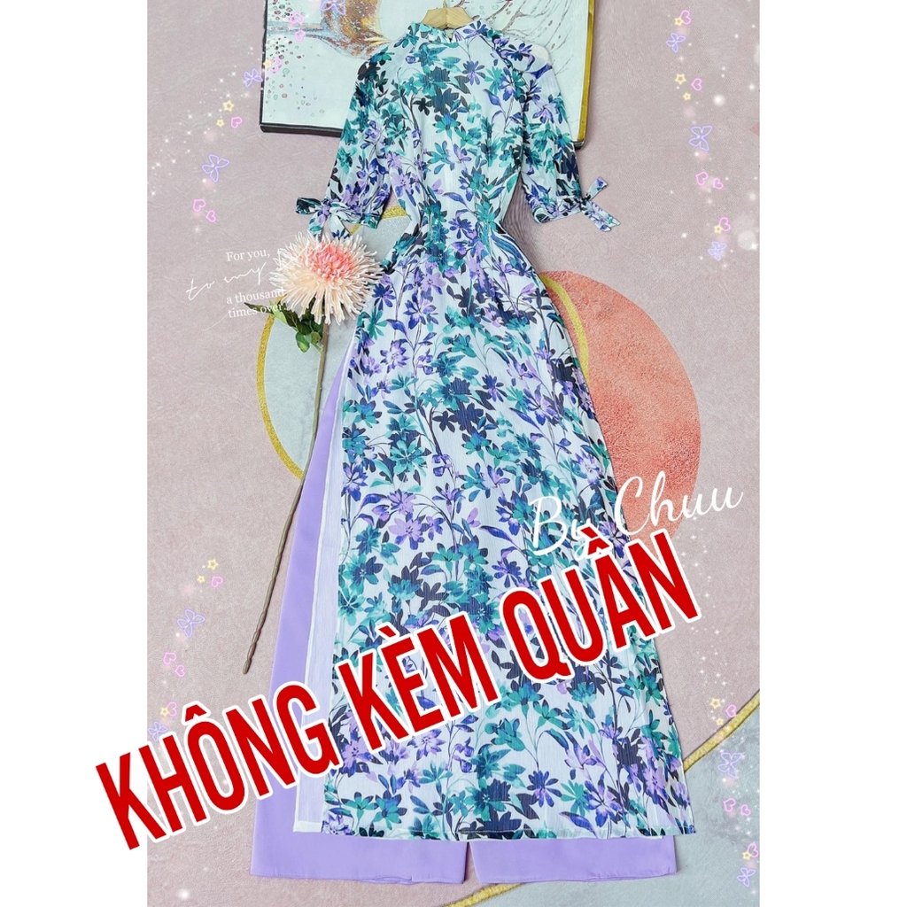 Áo Dài 3 Chấm Ngọc 4T AD9141 (áo lẻ)