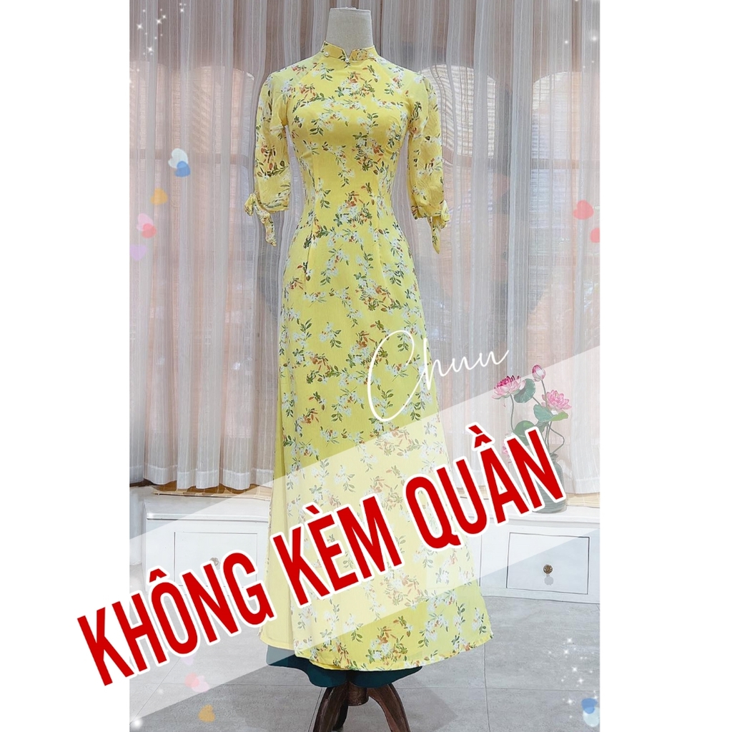 Áo Dài 3 Chấm Ngọc 4T AD9141 (áo lẻ)