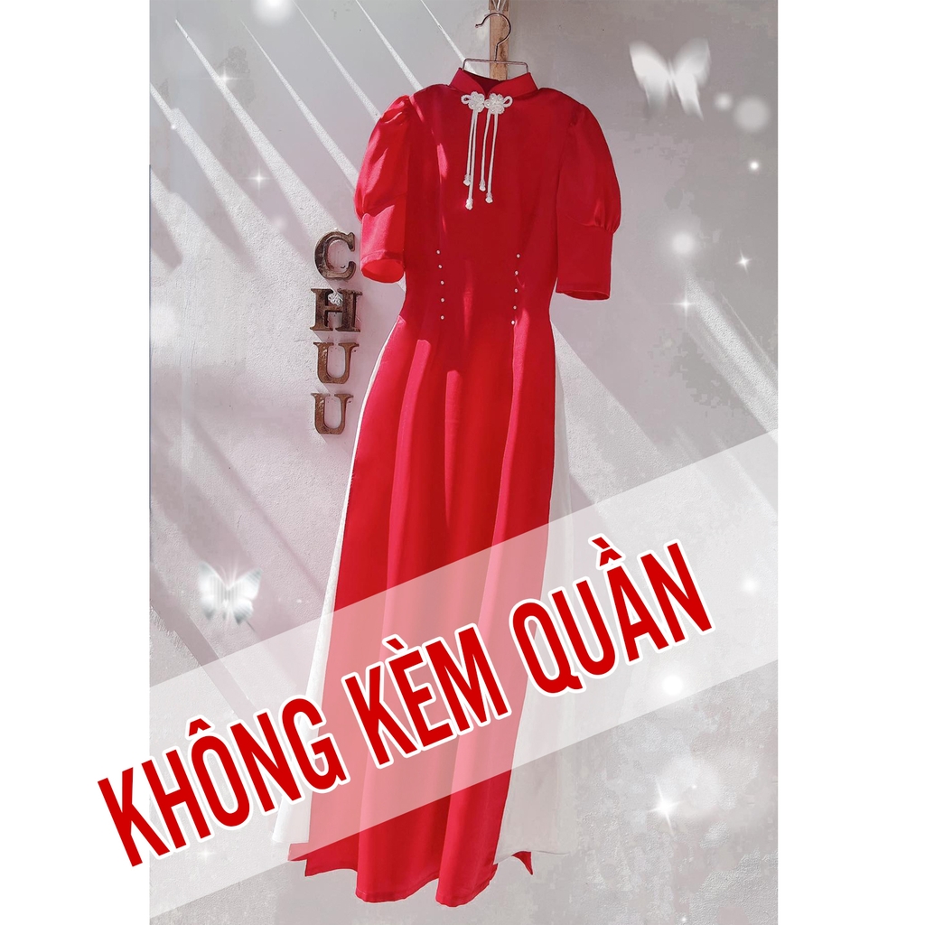 Áo Dài Nút Tàu Ngọc AD9278 (áo lẻ)