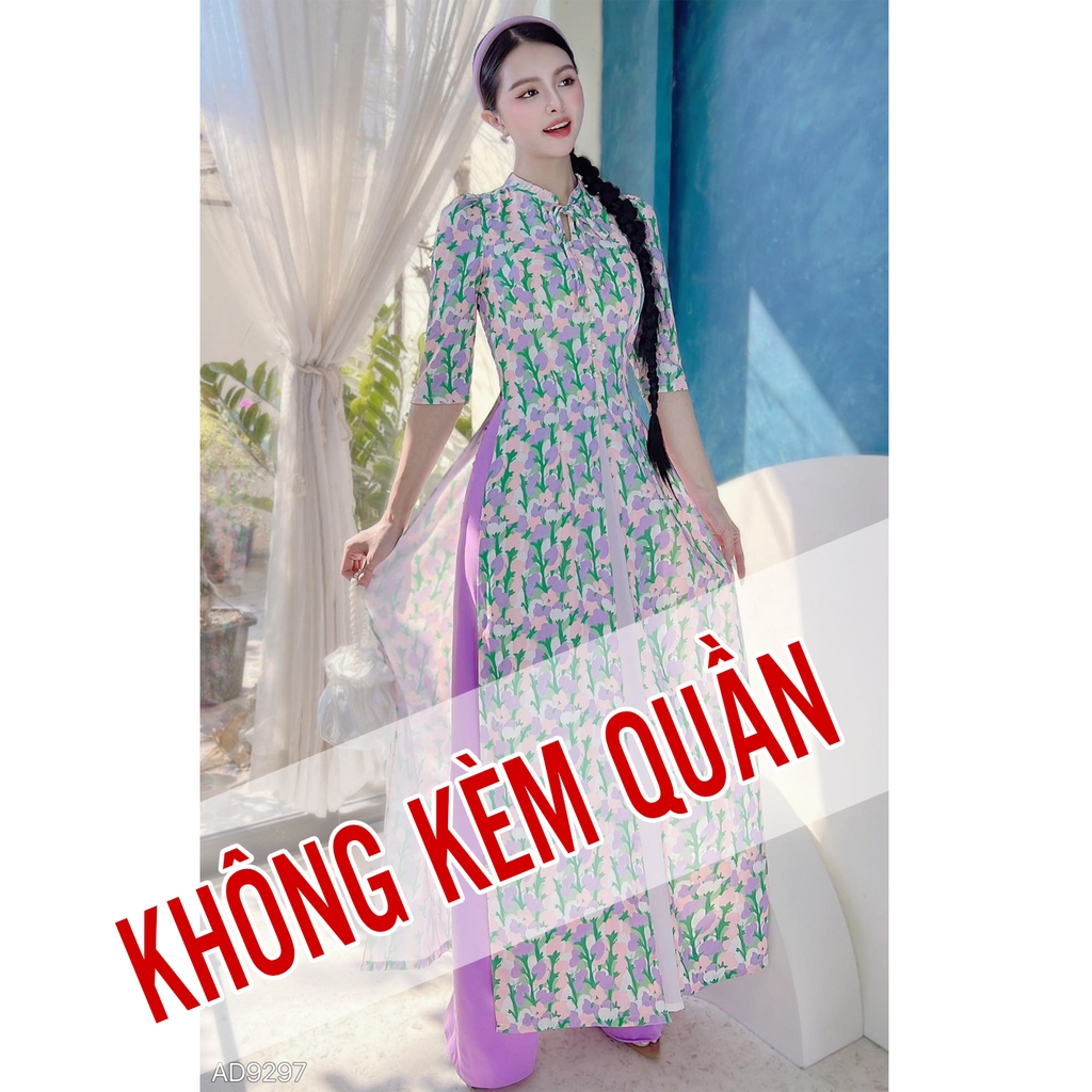Áo Dài Tứ Thân 4T Liên Hoa AD9297 (áo lẻ)