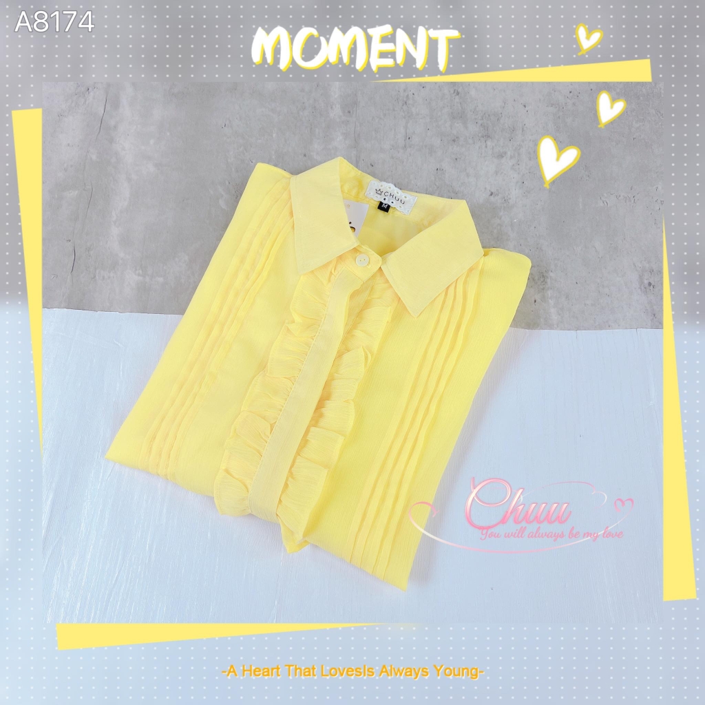 Áo Sơ Mi Kẹp bèo 8Li A8174