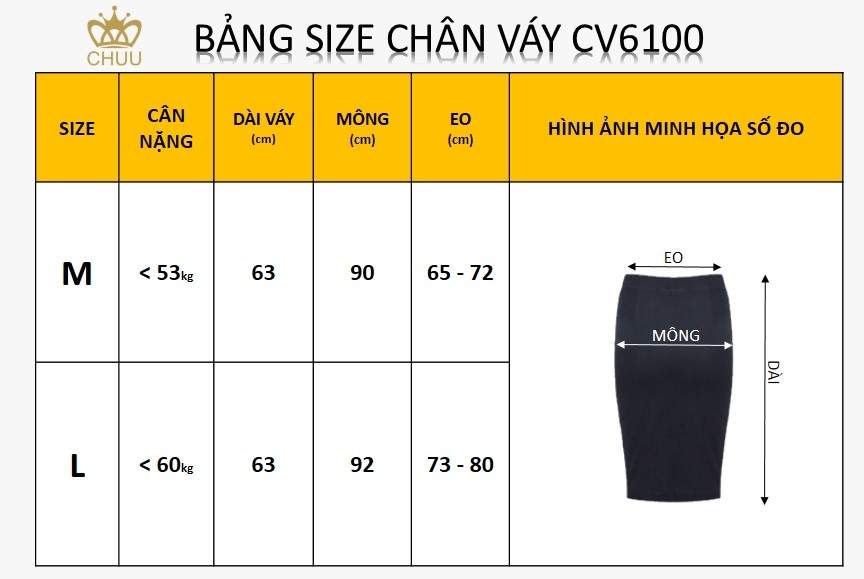 Chân Váy Nơ Eo Thái Lan 70cm CV1055