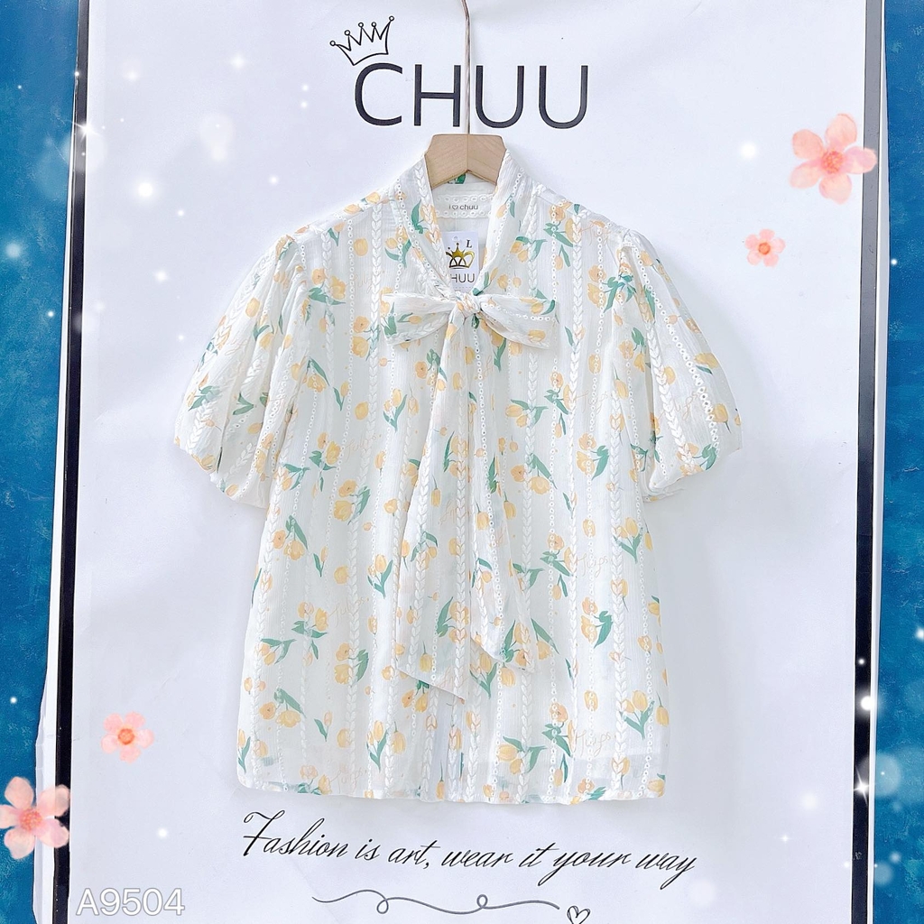 Áo Sơ Mi Thêu Lông Vũ A9504