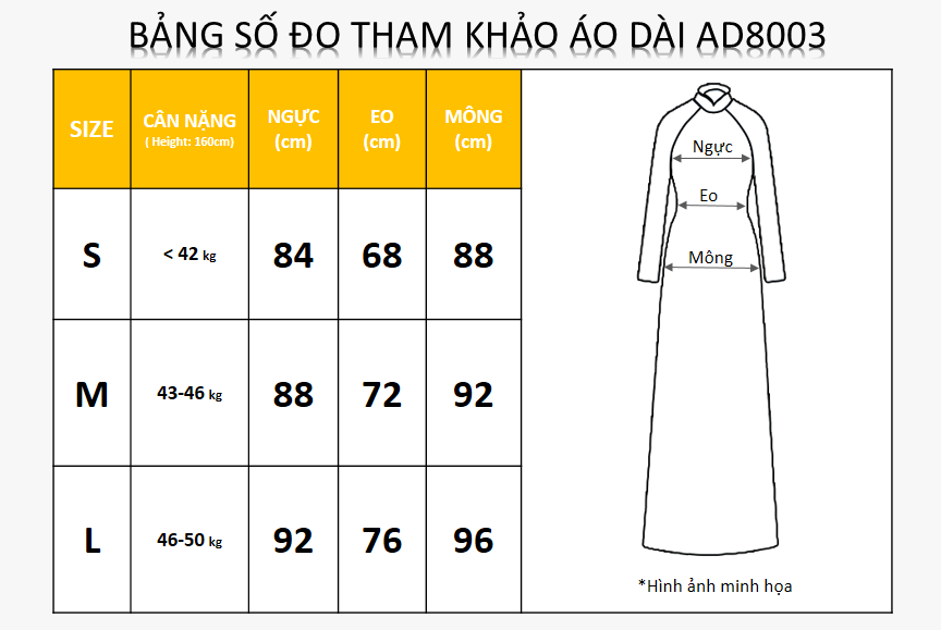 Áo Dài Châu Tôn Phối Hoa AD8003 (áo lẻ)