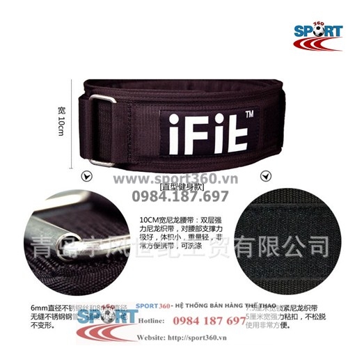 Đai Lưng Mềm Lifting Belt tập thể hình