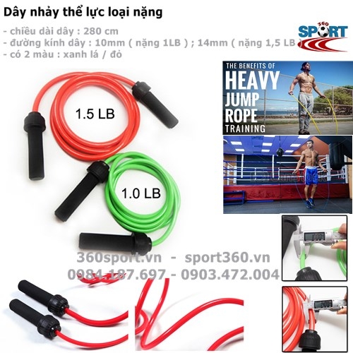 Dây nhảy thể dục loại nặng DN06