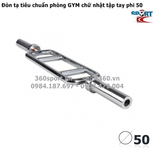 Đòn tạ chữ nhật tập tay phi 50