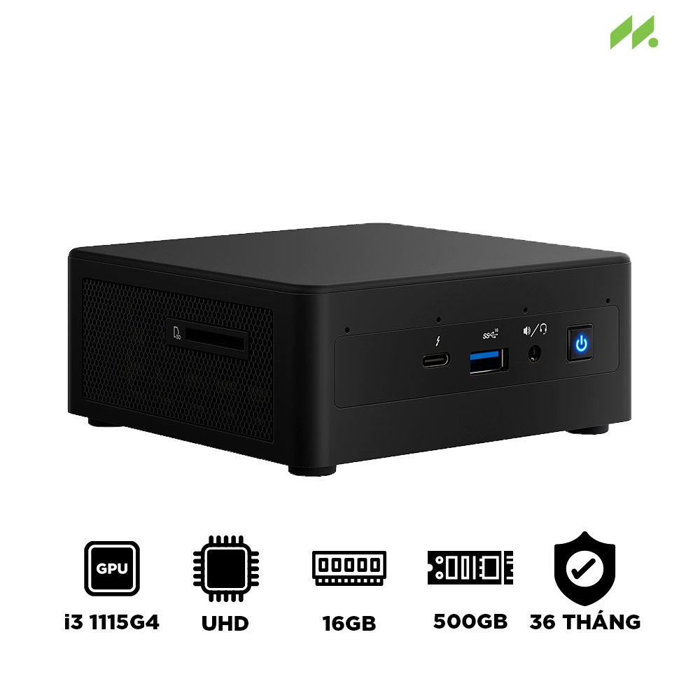 Máy tính Mini PC Intel NUC 11 Performance i3-1115G4 RNUC11PAHI30Z02