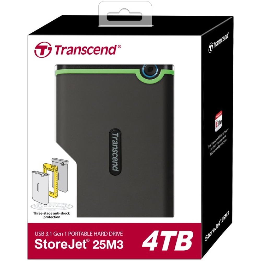 Ổ cứng di động Transcend StoreJet Slim 25M3S 4TB TS4TSJ25M3S