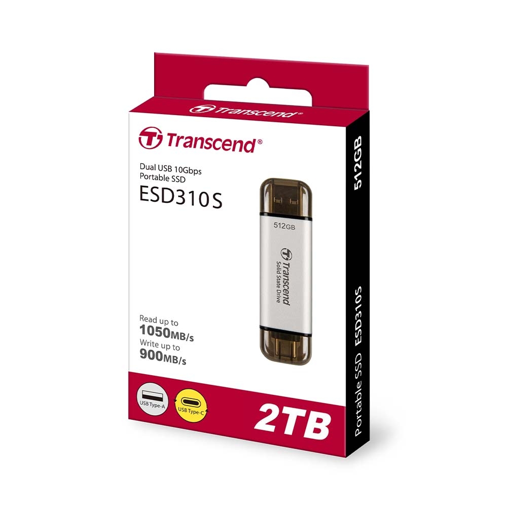 Ổ cứng di động SSD 2TB Transcend ESD310 1050MB/s TS2TESD310