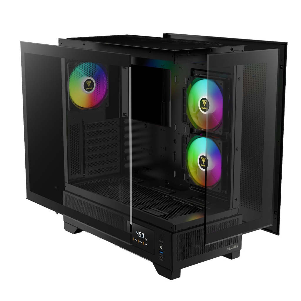 Case máy tính Gamdias Atlas M1 Black CAATLASM1BLGA