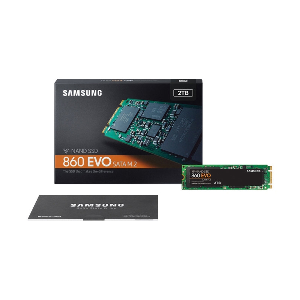 SSD Samsung 860 Evo 2TB M.2 2280 SATA III MZ-N6E2T0BW