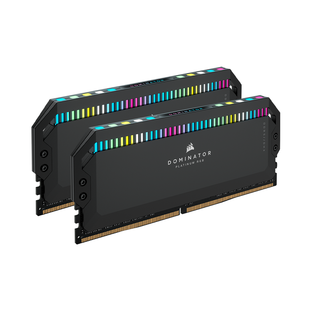 Ram PC Corsair Dominator Platinum RGB 64GB 6000MHz DDR5 (2x32GB) CMT64GX5M2B6000C40