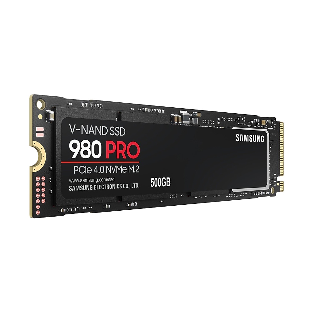 SSD Samsung 980 Pro 500GB PCIe Gen 4.0 x4 NVMe V-NAND M.2 2280 MZ-V8P500BW