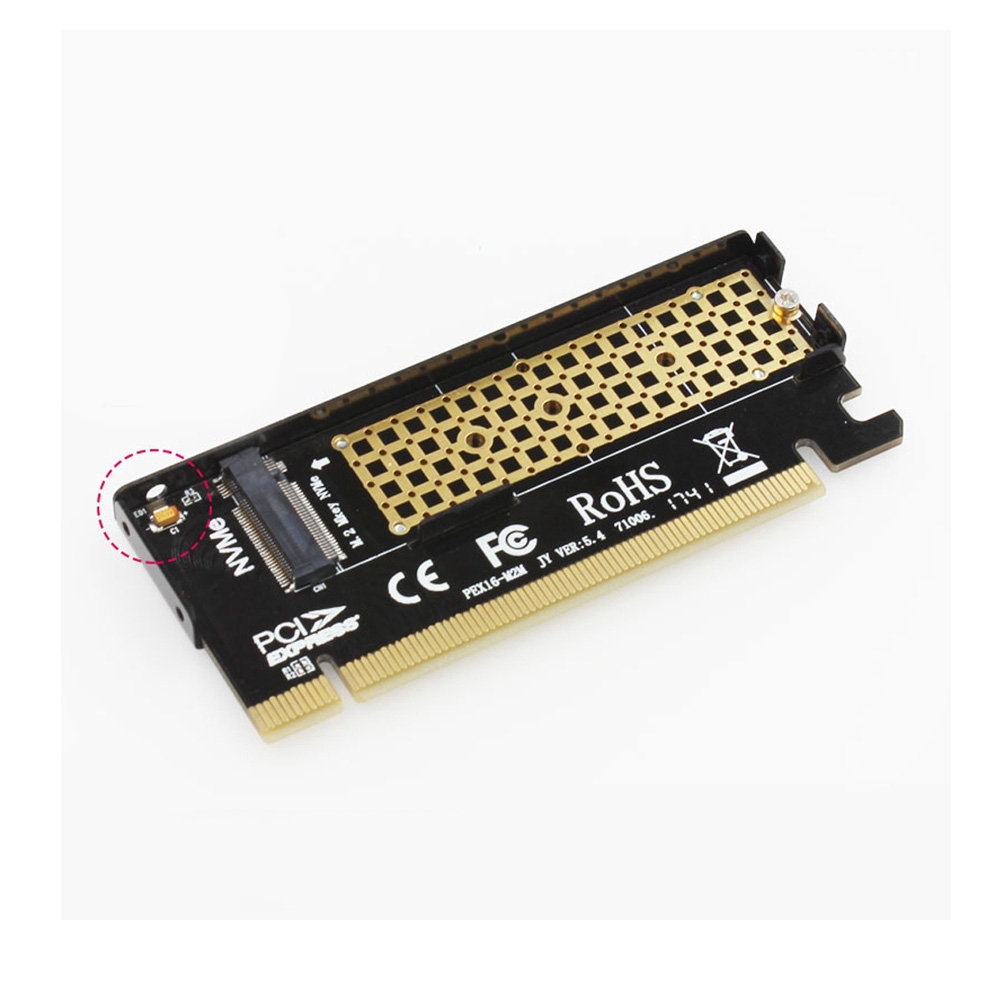 Adapter JEYI Cool Swift chuyển đổi SSD M.2 PCIe Gen 3 x 4 to PCI-E 3.0 x16