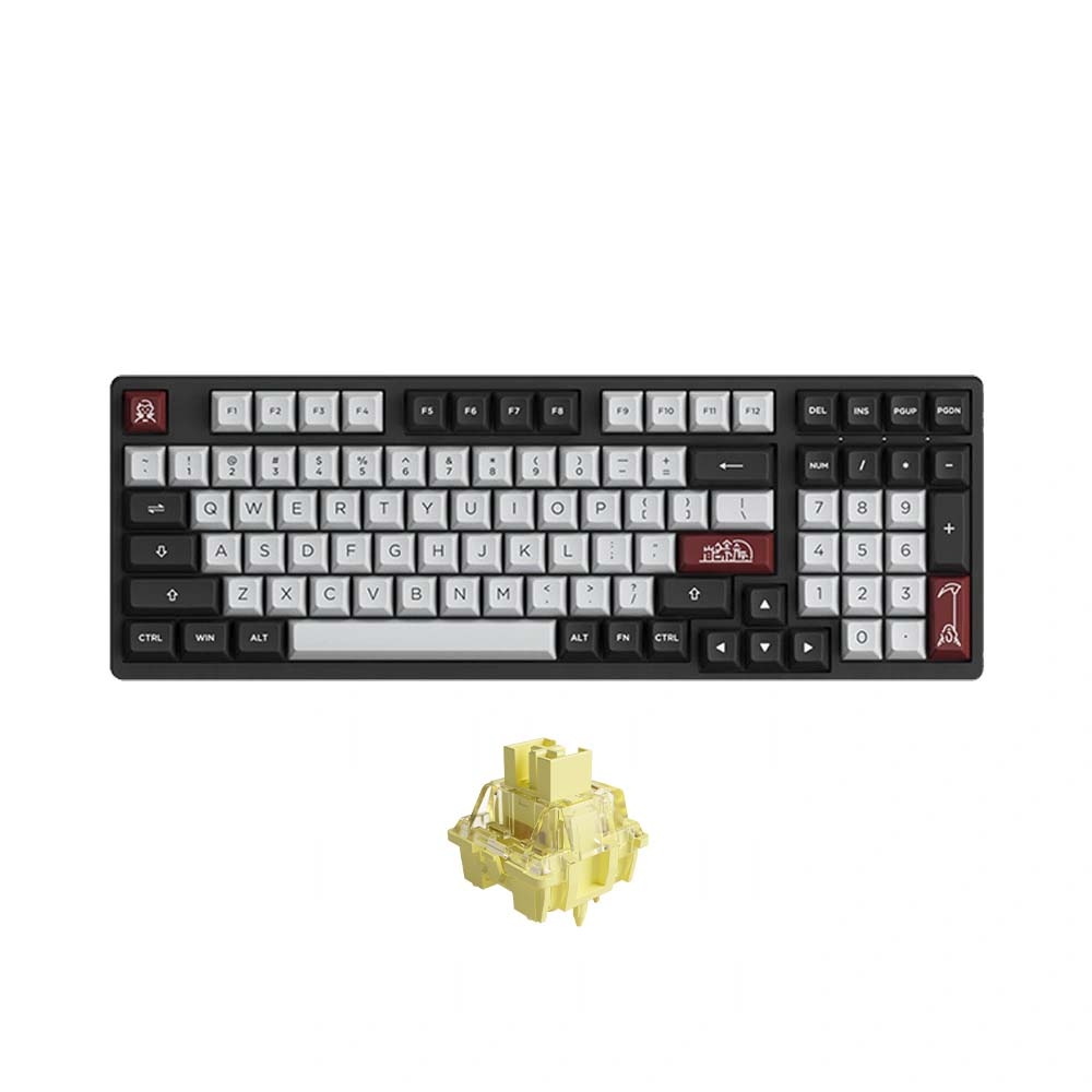 Bàn phím cơ không dây AKKO 3098 RF Dracula Castle (Akko Sw V3 Pro)