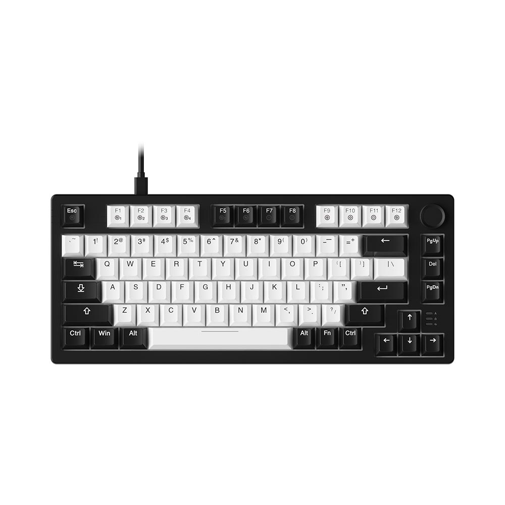 Bàn phím cơ Dareu EK75 White Black PBT Multi Led (Dareu Sw)
