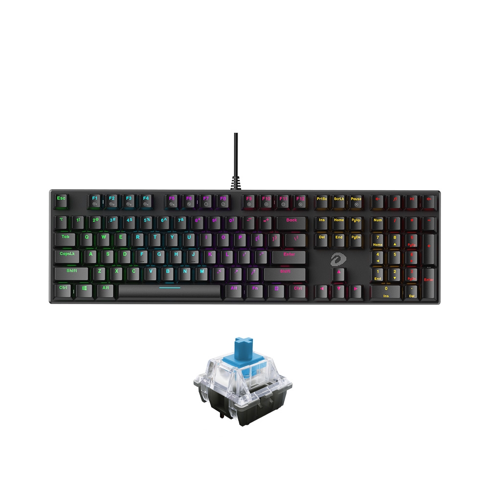 Bàn phím cơ Dareu EK810 Black D Switch Red / Blue / Brown