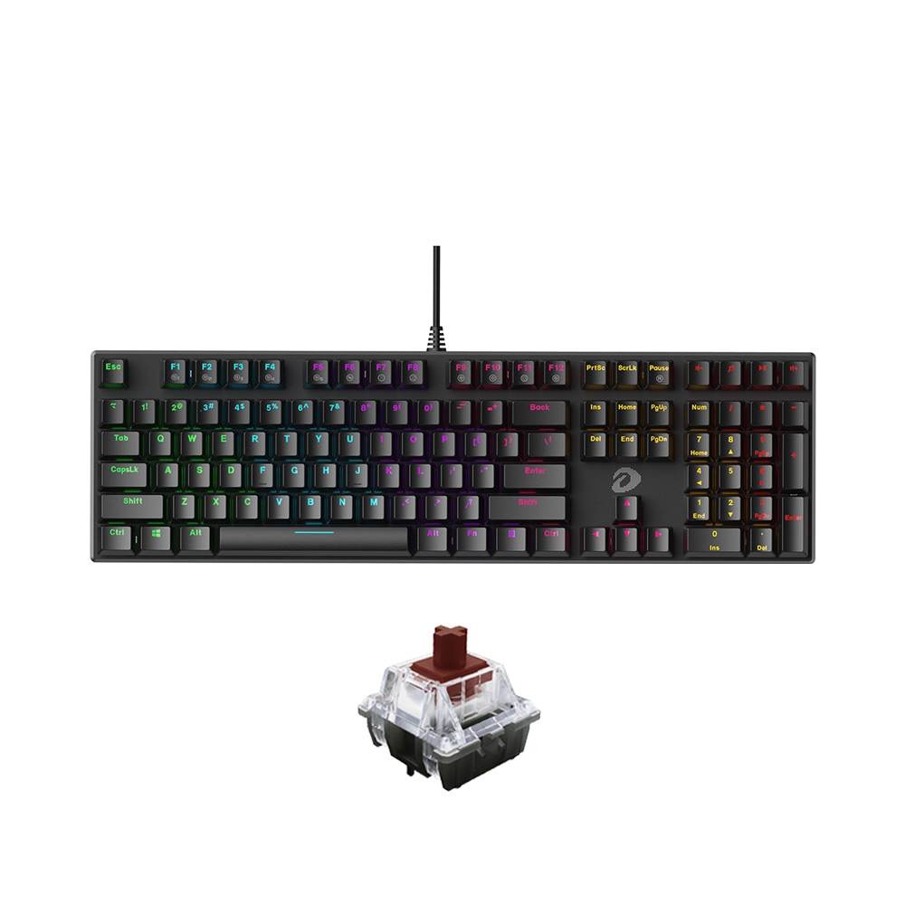 Bàn phím cơ Dareu EK810 Black D Switch Red / Blue / Brown