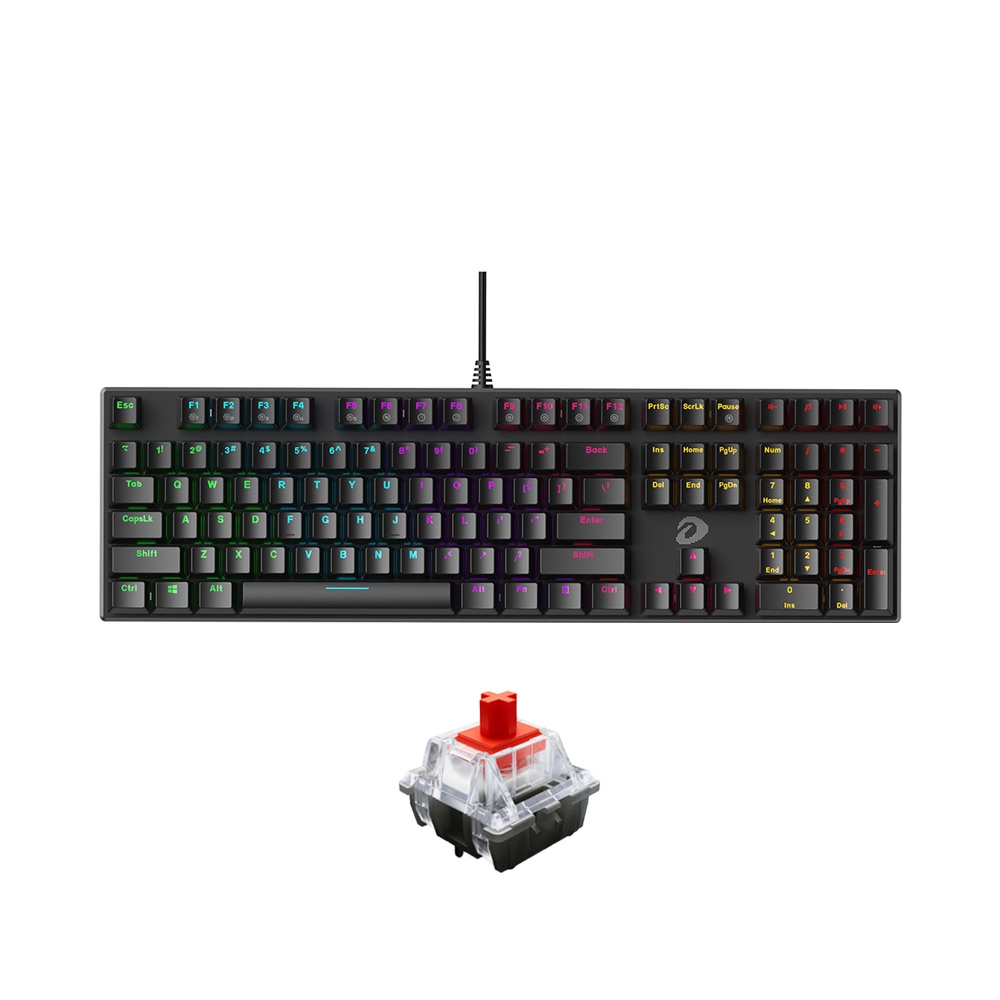 Bàn phím cơ Dareu EK810 Black D Switch Red / Blue / Brown
